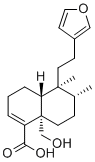 Hautriwaic acid molecular structure (CAS 18411-75-1)