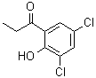 3',5'-Dichloro-2'-hydroxypropiophenone molecular structure (CAS 18430-74-5)
