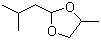 Isovaleraldehyde propyleneglycol acetal molecular structure (CAS 18433-93-7)