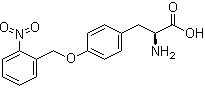 O-[(2-硝基苯基)甲基]-L-酪氨酸分子结构 (CAS 184591-51-3)