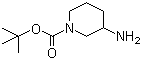 structure of CAS# 184637-48-7, N-BOC-3-Aminopiperidine;3-Amino-1-N-Boc-piperidine; 3-Aminopiperidine-1-carboxylic acid tert-butyl ester