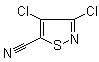 3,4-二氯-5-氰基异噻唑分子结构 (CAS 18480-52-9)