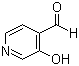 3-Hydroxypyridine-4-carboxaldehyde molecular structure (CAS 1849-54-3)
