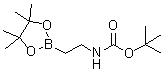N-[2-(4,4,5,5-Tetramethyl-1,3,2-dioxaborolan-2-yl)ethyl]carbamic acid 1,1-dimethylethyl ester molecular structure (CAS 1850305-79-1)