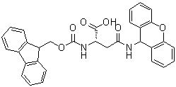 N2-[(9H-Fluoren-9-ylmethoxy)carbonyl]-N-9H-xanthen-9-yl-L-asparagine molecular structure (CAS 185031-78-1)