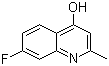 7-氟-4-羟基-2-甲基喹啉分子结构 (CAS 18529-03-8)