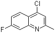 4-Chloro-7-fluoro-2-methylquinoline molecular structure (CAS 18529-04-9)