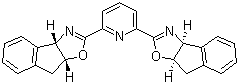 2,6-Bis[(3aS,8aR)-3a,8a-dihydro-8H-indeno[1,2-d]oxazolin-2-yl]pyridine molecular structure (CAS 185346-09-2)