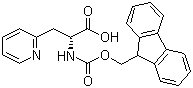 structure of CAS# 185379-39-9, Fmoc-D-2-pyridylalanine;Fmoc-3-(2-pyridyl)-D-alanine