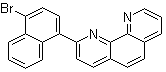 structure of CAS# 1853997-27-9, 2-(4-Bromo-1-naphthalenyl)-1,10-phenanthroline