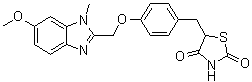 Rivoglitazone molecular structure (CAS 185428-18-6)