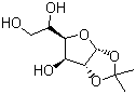 1,2-O-Isopropylidene-D-glucofuranose molecular structure (CAS 18549-40-1)