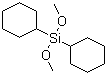 Dicyclohexyldimethoxysilane molecular structure (CAS 18551-20-7)