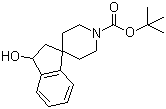 tert-Butyl 3-hydroxyspiro[indan-1,4'-piperidine]-1'-carboxylate molecular structure (CAS 185525-42-2)