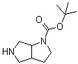Hexahydropyrrolo[3,4-b]pyrrole-1(2H)-carboxylic acid tert-butyl ester molecular structure (CAS 185693-02-1)