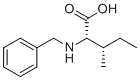(2S,3S)-2-(benzylamino)-3-methylpentanoic acid molecular structure (CAS 1859-49-0)