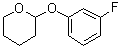 1-[2-Tetrahydropyranyloxy]-3-fluorobenzene molecular structure (CAS 185913-28-4)