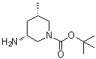(3R,5S)-3-Amino-5-methyl-1-piperidinecarboxylic acid 1,1-dimethylethyl ester molecular structure (CAS 1860012-52-7)