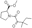 结构式 CAS# 186268-77-9, (2S)-1-(1,2-二氧代-3,3-二甲基戊基)-2-吡咯烷甲酸甲酯