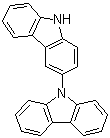结构式 CAS# 18628-07-4, 3,9'-联咔唑
