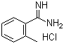 结构式 CAS# 18636-98-1, 2-甲基苯甲脒盐酸盐; 2-甲基苄脒盐酸盐