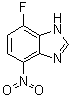 7-Fluoro-4-nitro-1H-benzimidazole molecular structure (CAS 18645-93-7)
