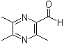 3,5,6-Trimethylpyrazine-2-carboxaldehyde molecular structure (CAS 186534-02-1)