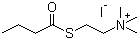 N,N,N-Trimethyl-2-[(1-oxobutyl)thio]ethanaminium iodide molecular structure (CAS 1866-16-6)