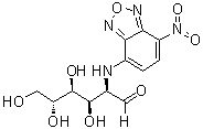 2-Deoxy-2-[(7-nitro-2,1,3-benzoxadiazol-4-yl)amino]-D-glucose molecular structure (CAS 186689-07-6)