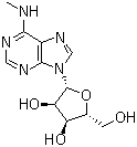 N6-甲基腺苷分子结构 (CAS 1867-73-8)