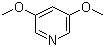 3,5-Dimethoxypyridine molecular structure (CAS 18677-48-0)