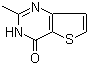 2-Methyl-thieno[3,2-d]pyrimidin-4(3H)-one molecular structure (CAS 18678-13-2)