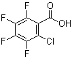 2-Chloro-3,4,5,6-tetrafluorobenzoic acid molecular structure (CAS 1868-80-0)