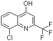 结构式 CAS# 18706-22-4, 8-氯-4-羟基-2-(三氟甲基)喹啉