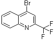 4-Bromo-2-trifluoromethylquinoline molecular structure (CAS 18706-25-7)
