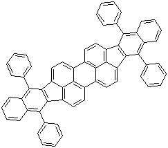 5,10,15,20-Tetraphenylbisbenz[5,6]indeno[1,2,3-cd:1',2',3'-lm]perylene molecular structure (CAS 187086-37-9)