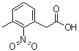3-Methyl-2-nitrophenylacetic acid molecular structure (CAS 18710-86-6)