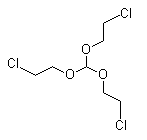 Tris(2-chloroethyl) orthoformate molecular structure (CAS 18719-58-9)