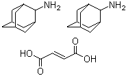 2-金刚烷胺富马酸盐分子结构 (CAS 18720-83-7)