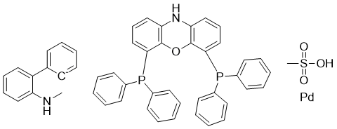 N-XantPhos Pd G4 molecular structure (CAS 1878105-23-7)
