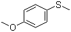 结构式 CAS# 1879-16-9, 4-甲氧基茴香硫醚; 4-甲氧基苯甲硫醚