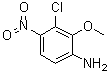 3-Chloro-2-methoxy-4-nitrobenzenamine molecular structure (CAS 187929-79-9)