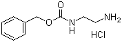 N-Benzyloxycarbonyl-1,2-diaminoethane hydrochloride molecular structure (CAS 18807-71-1)