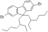 9,9-Di-(2'-ethylhexyl)-2,7-dibromofluorene molecular structure (CAS 188200-93-3)