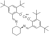 结构式 CAS# 188264-84-8, (1S,2S)-(+)-1,2-环己二胺-N,N'-双(3,5-二叔丁基亚水杨基)钴