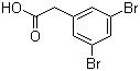 结构式 CAS# 188347-49-1, 3,5-二溴苯乙酸