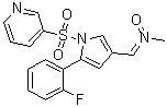5-(2-Fluorophenyl)-N-methyl-1-(3-pyridinylsulfonyl)-1H-pyrrole-3-methanimine N-oxide molecular structure (CAS 1883595-39-8)