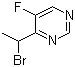 4-(1-Bromoethyl)-5-fluoropyrimidine molecular structure (CAS 188416-47-9)