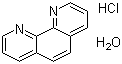 structure of CAS# 18851-33-7, o-Phenanthroline monohydrochloride monohydrate;1,10-Phenanthroline hydrochloride hydrate (1:1:1)