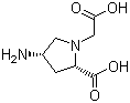 N-(Carboxymethyl)-cis-4-amino-L-proline molecular structure (CAS 188578-53-2)